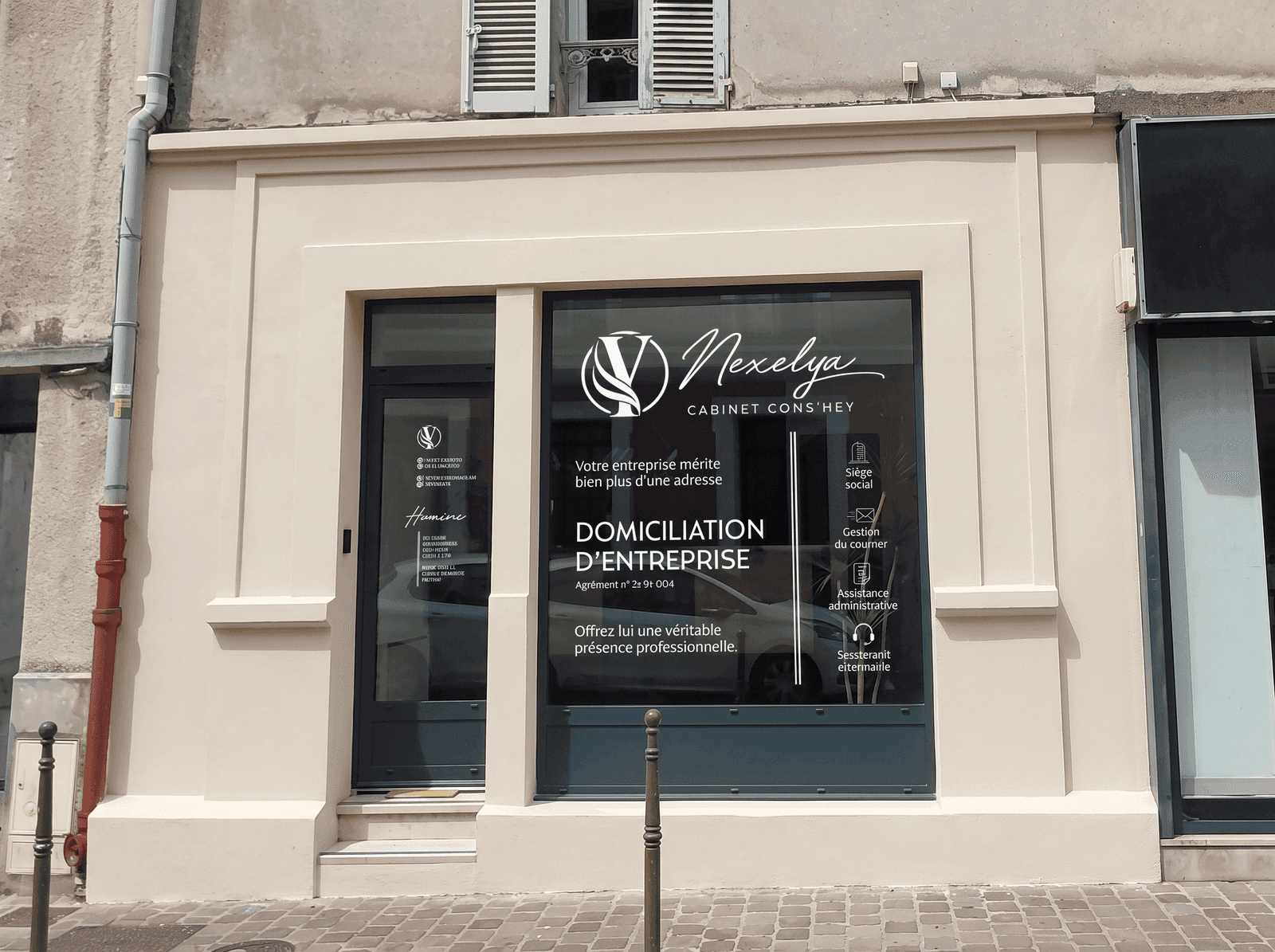 La façade du cabinet Nexelya — 207 rue Pierre Brossolette, 93160 Noisy-le-Grand